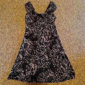 Black‎ and White Floral Calvin Klein Dress-size 10